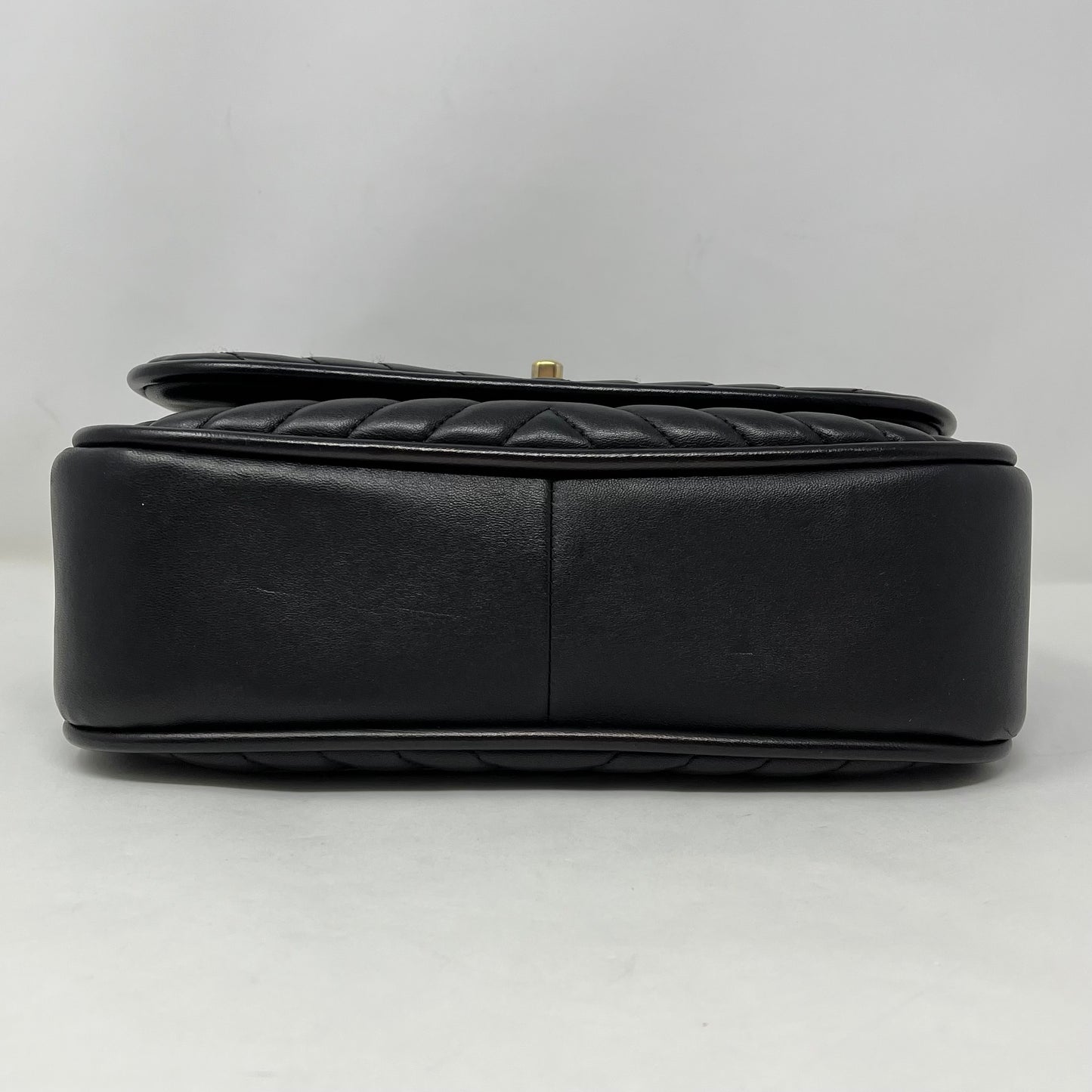 Chanel Reverse Chevron  Top Handle Bag