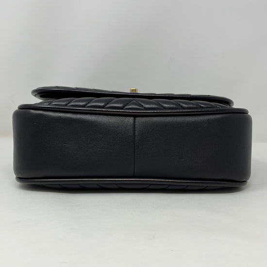 Chanel Reverse Chevron  Top Handle Bag