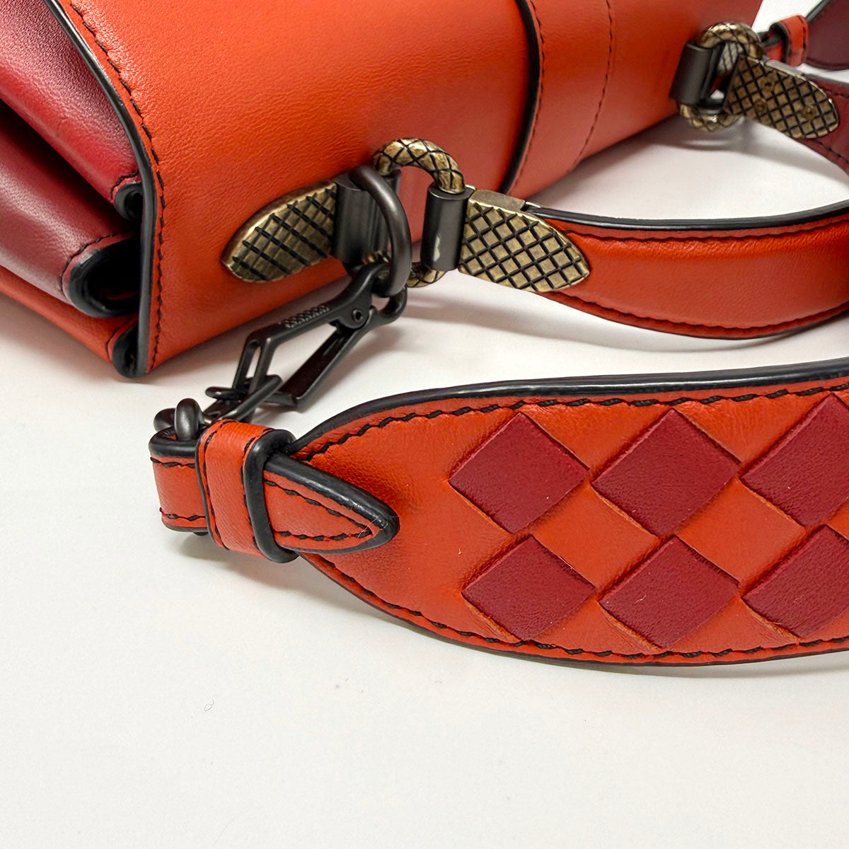 Bottega Veneta Small Piazza Bicolor Bag