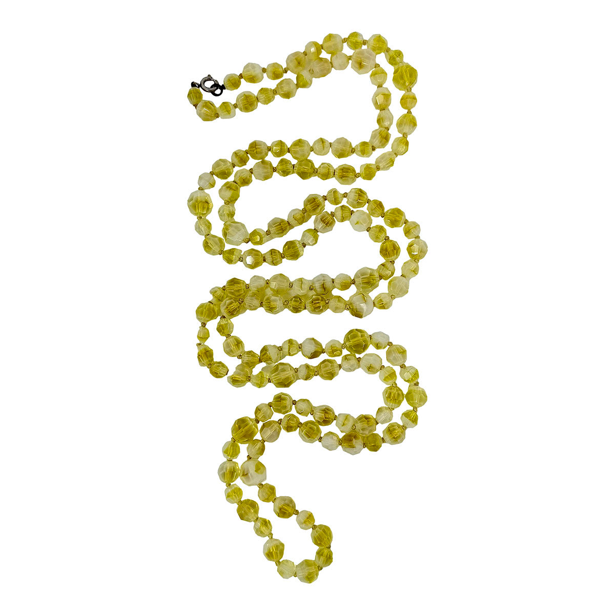 Uranium Hand Knotted Necklace