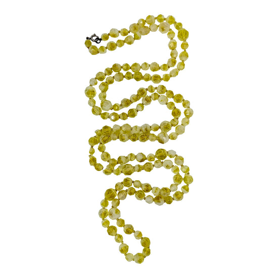 Uranium Hand Knotted Necklace