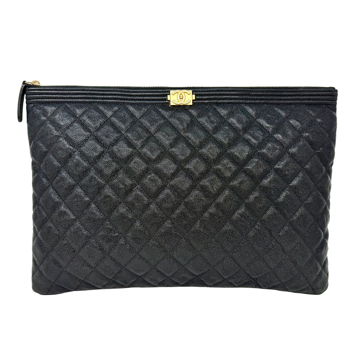 Chanel Quilted Laptop Pouch
