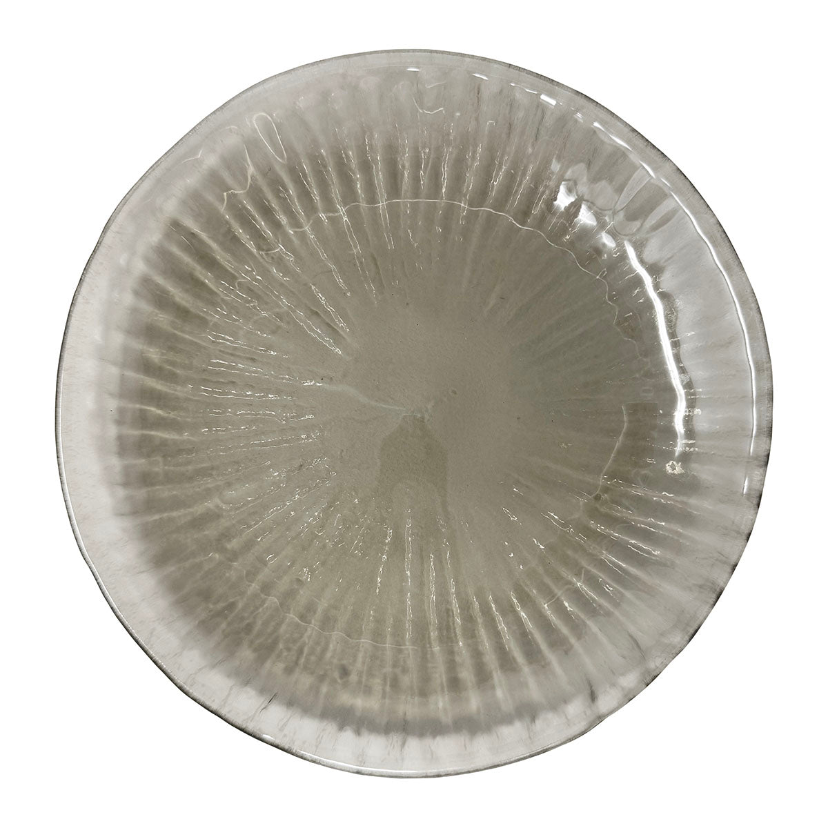 Set of 14 Smoky Topaz Glass Plates