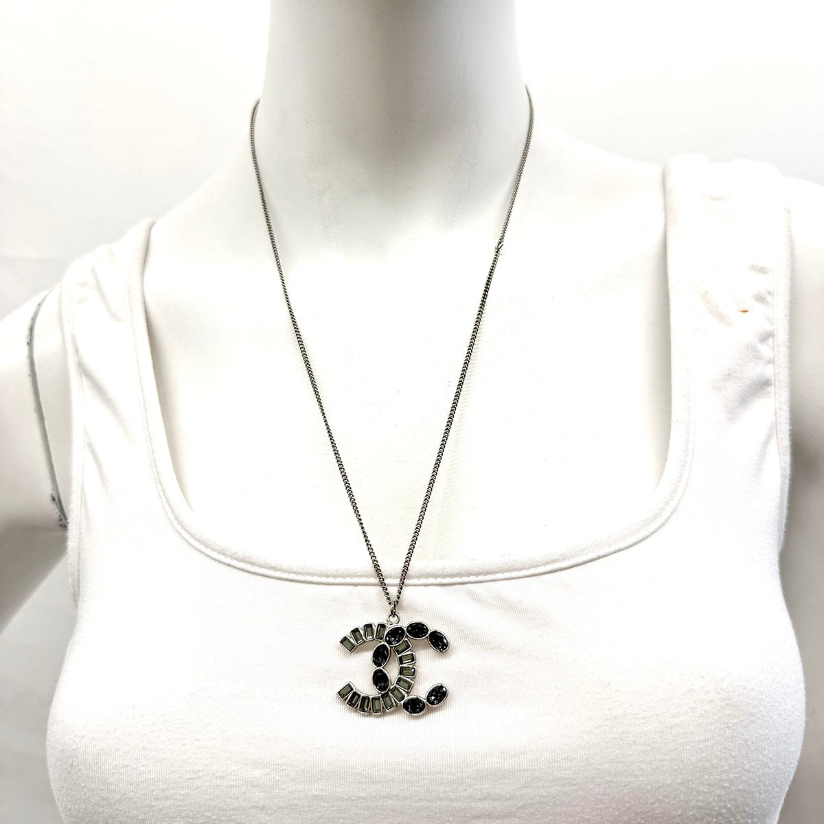 Chanel Necklace with Interlocking CC Pendant