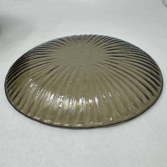 Set of 14 Smoky Topaz Glass Plates