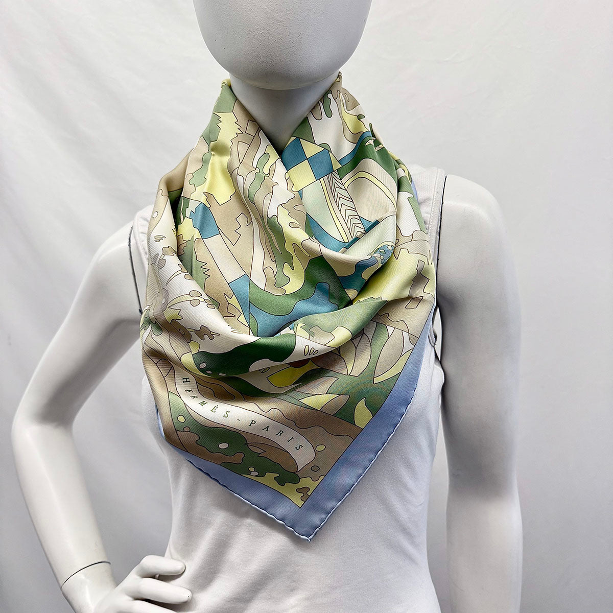 Hermes "Les Dix Cavaliers" Scarf