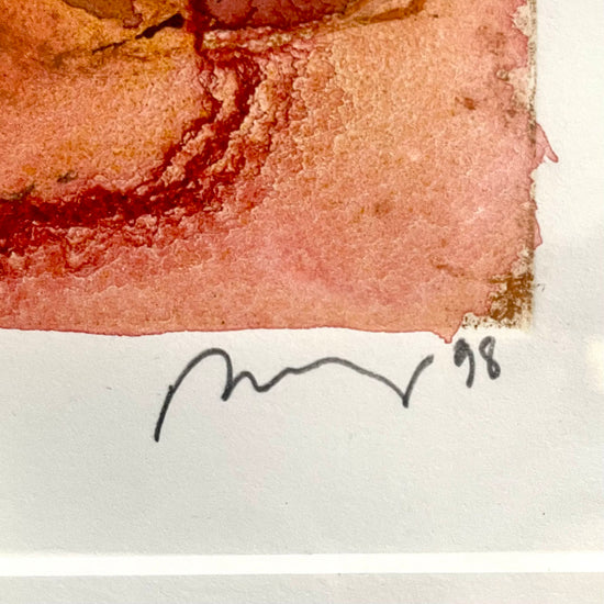 "Atras 2" Signed, Numbered and Dated 1998