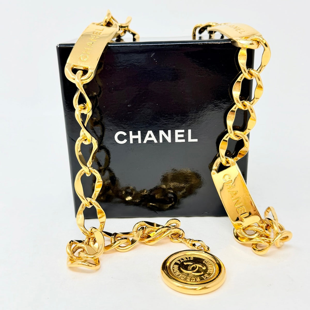 Chanel 24K Gold plated Chain Link Belt