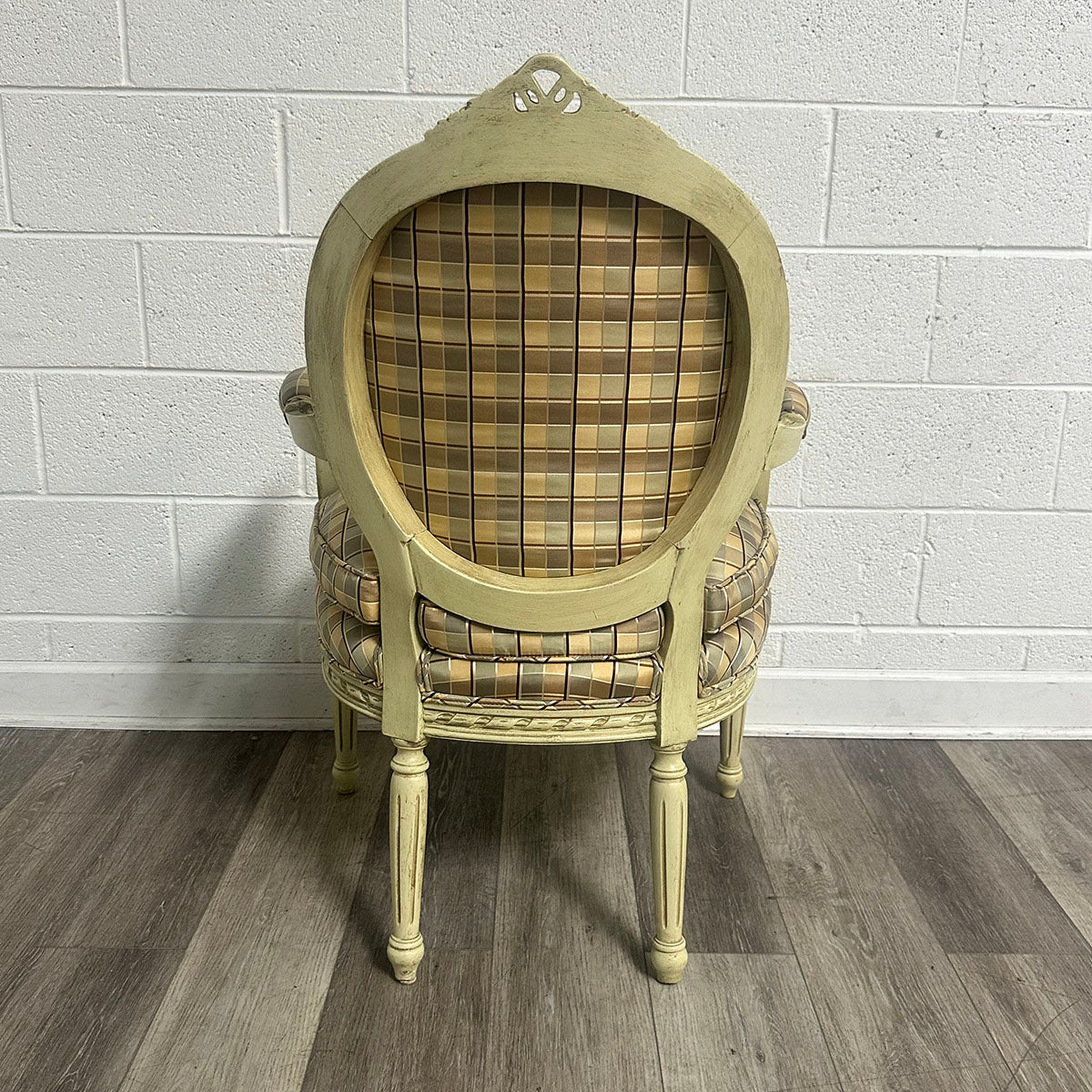 Pair Of Kravet Silk Arm Chairs