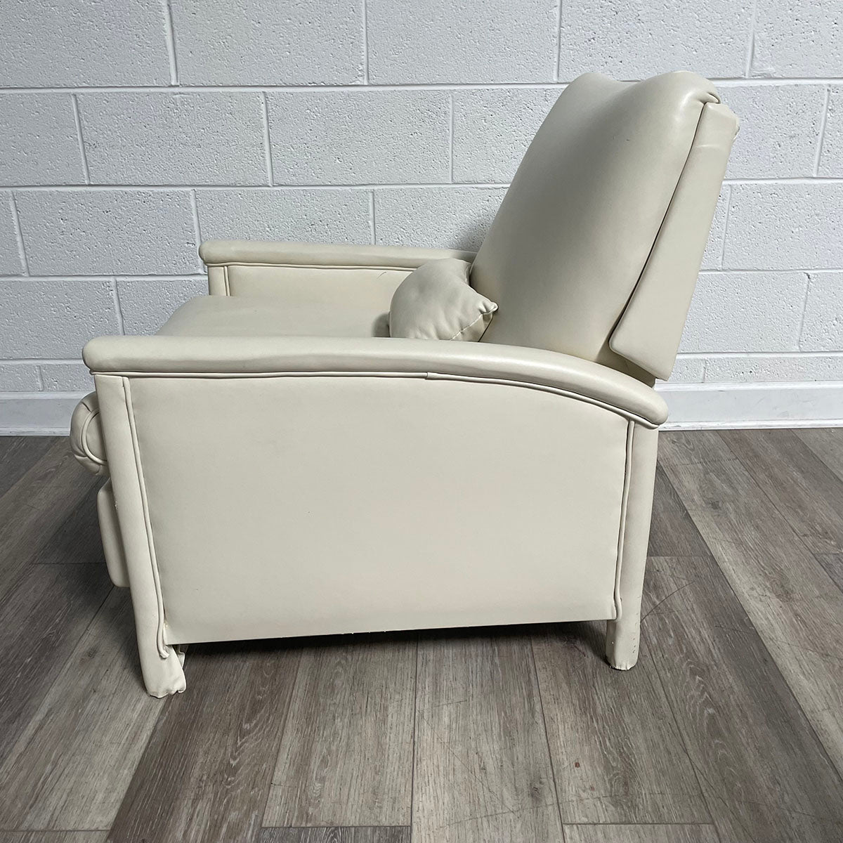 White Leather Recliner
