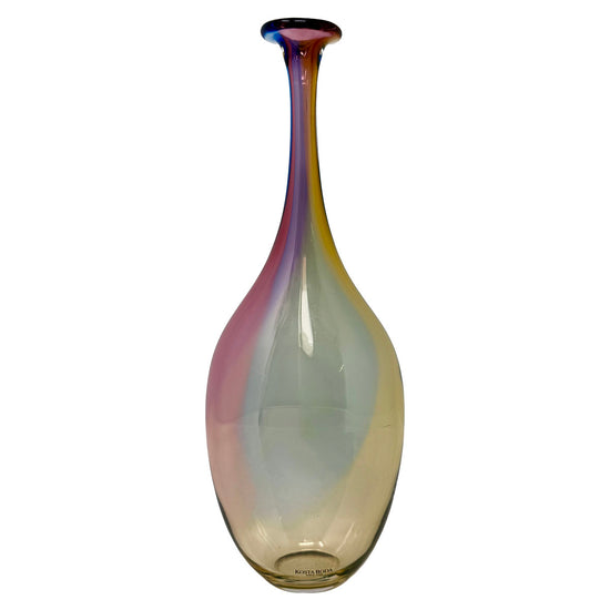 Fidji Art Glass Vase Signed Kjell Engman
