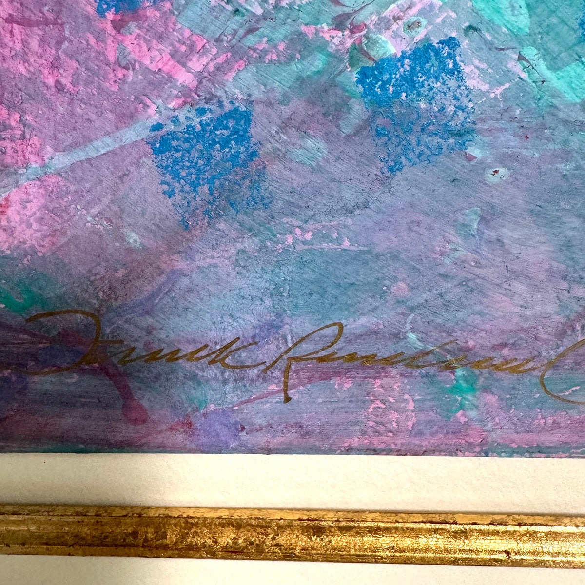 Multi Color Paper Art Signed