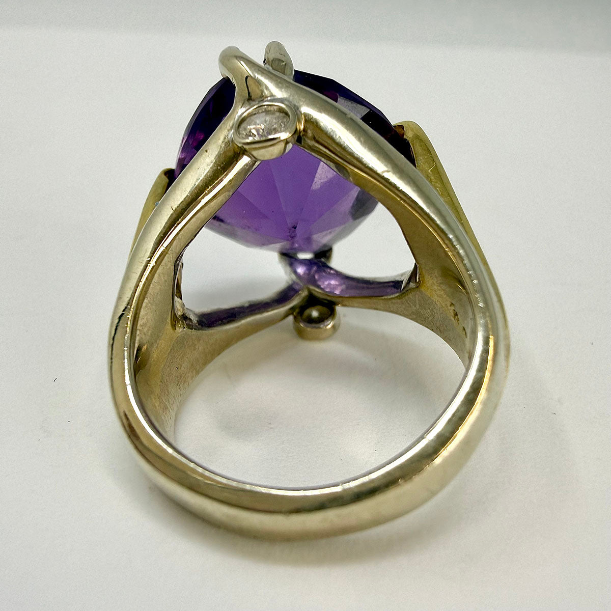 Amethyst and Diamond Ring