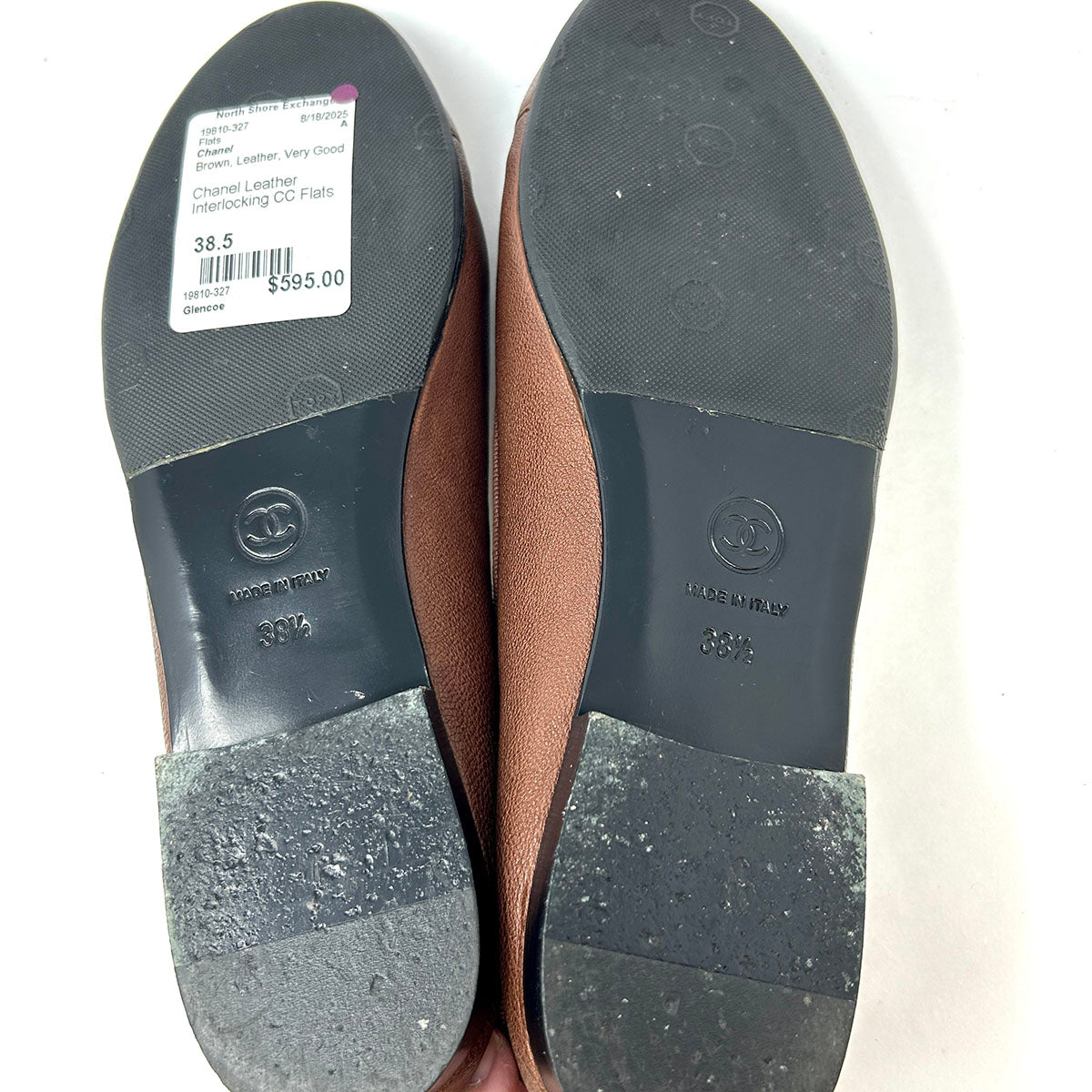 Chanel Leather Flats