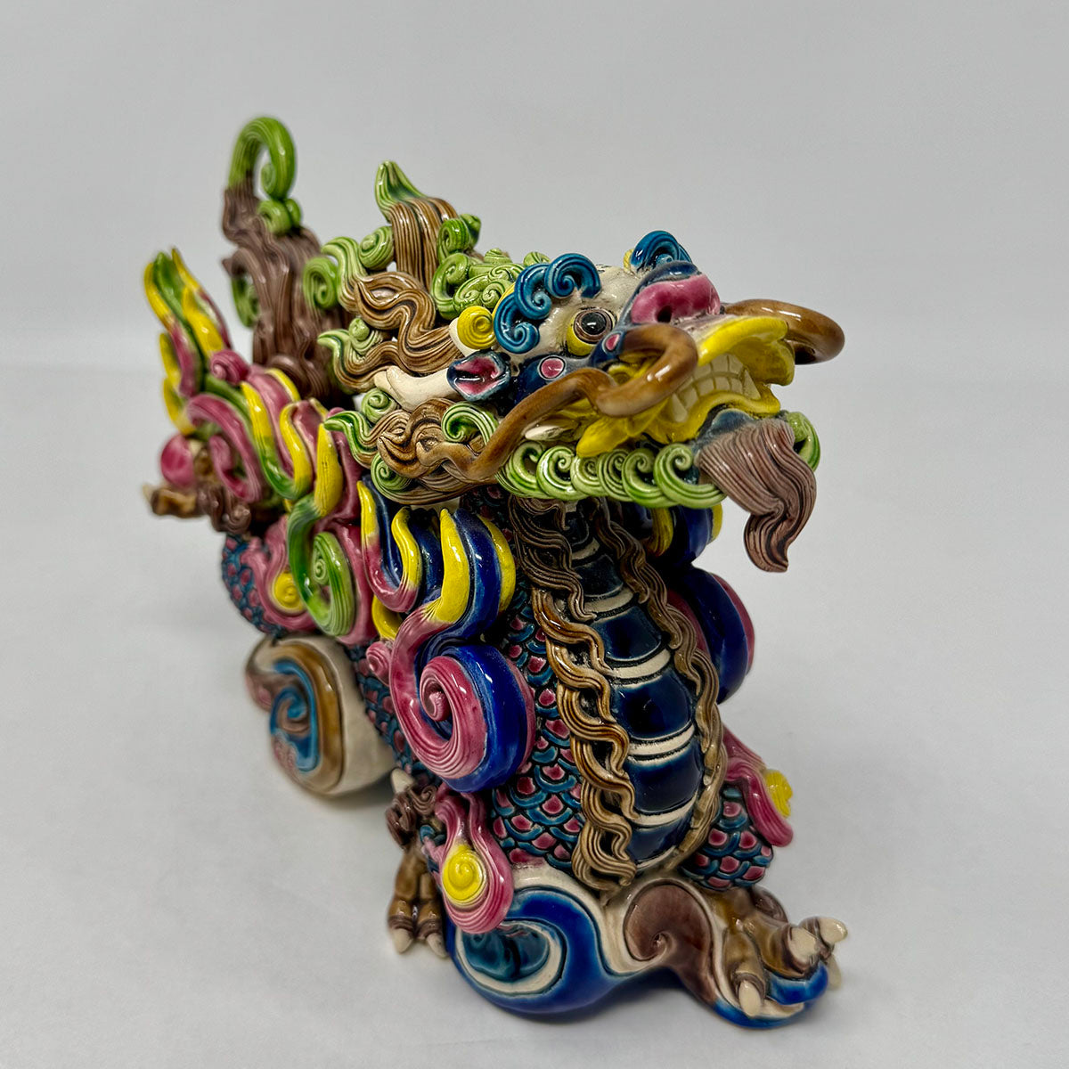 Cochin Ware Dragon Figurine