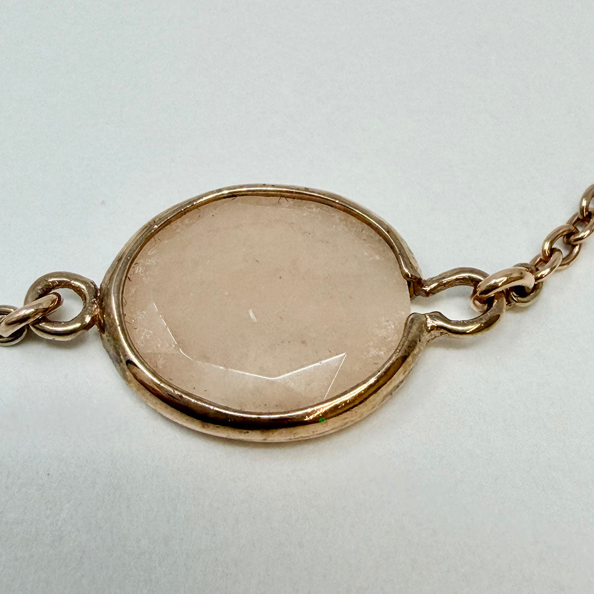 Gold-plated 8.5" Bracelet with Adventurine