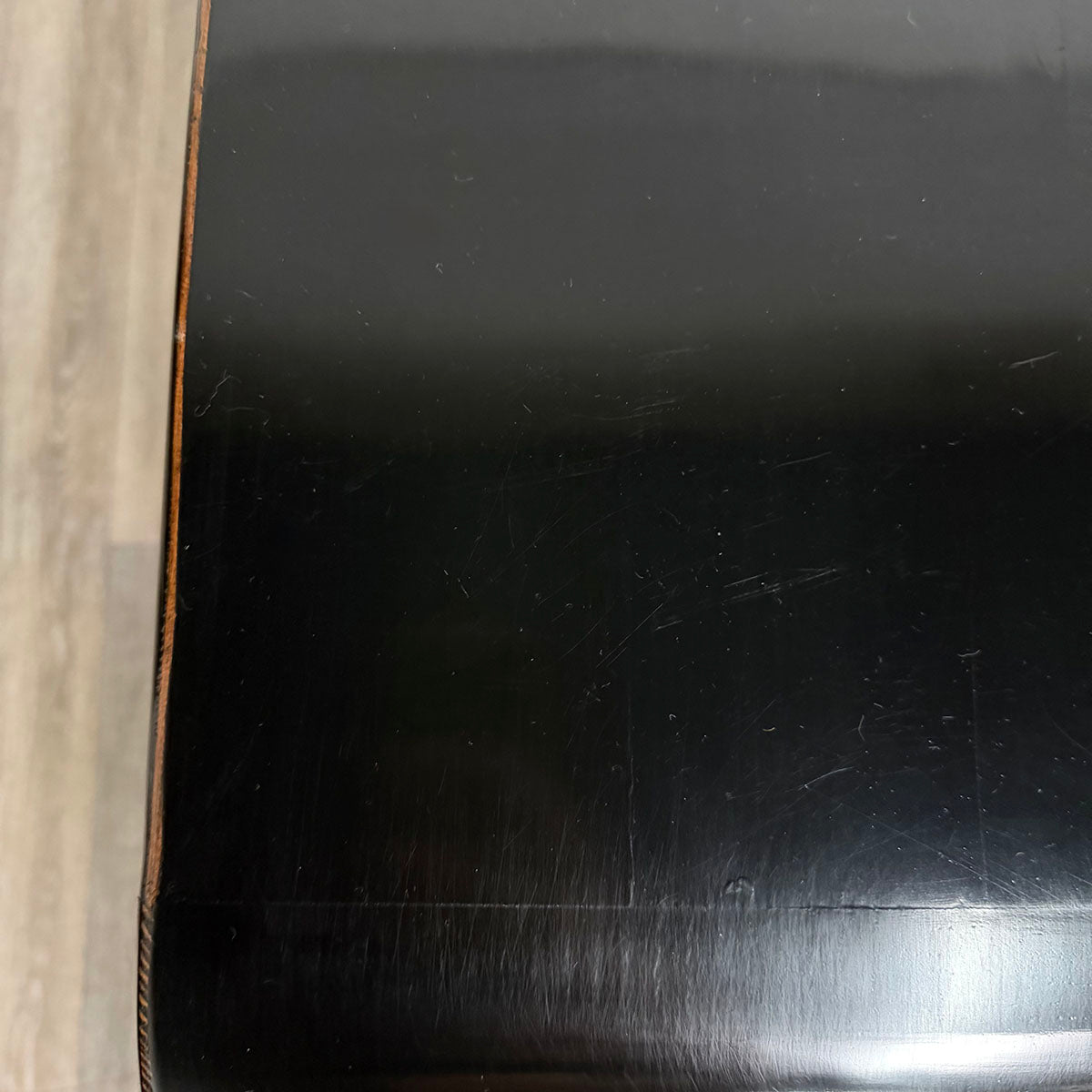 Black Asian-Inspired Console Table