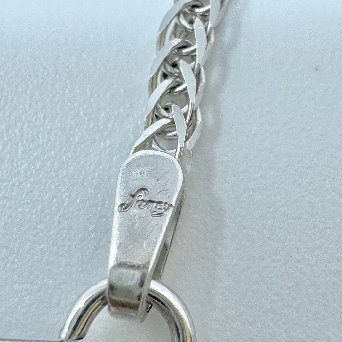 18K White Gold  15" Necklace with Removable White Gold Diamond Enhancer