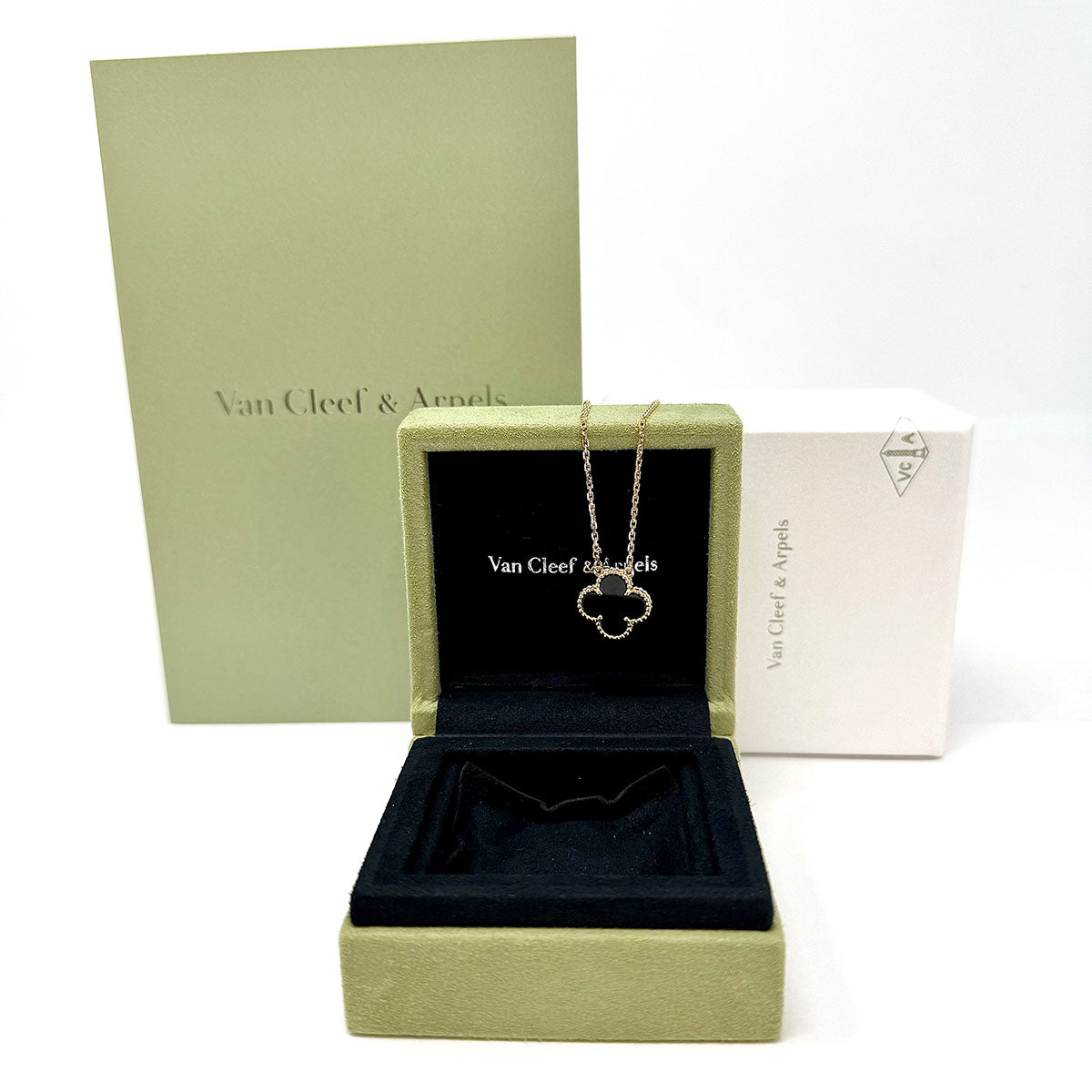 Van Cleef & Arpels Vintage Alhambra 18K Gold Pendant Necklace