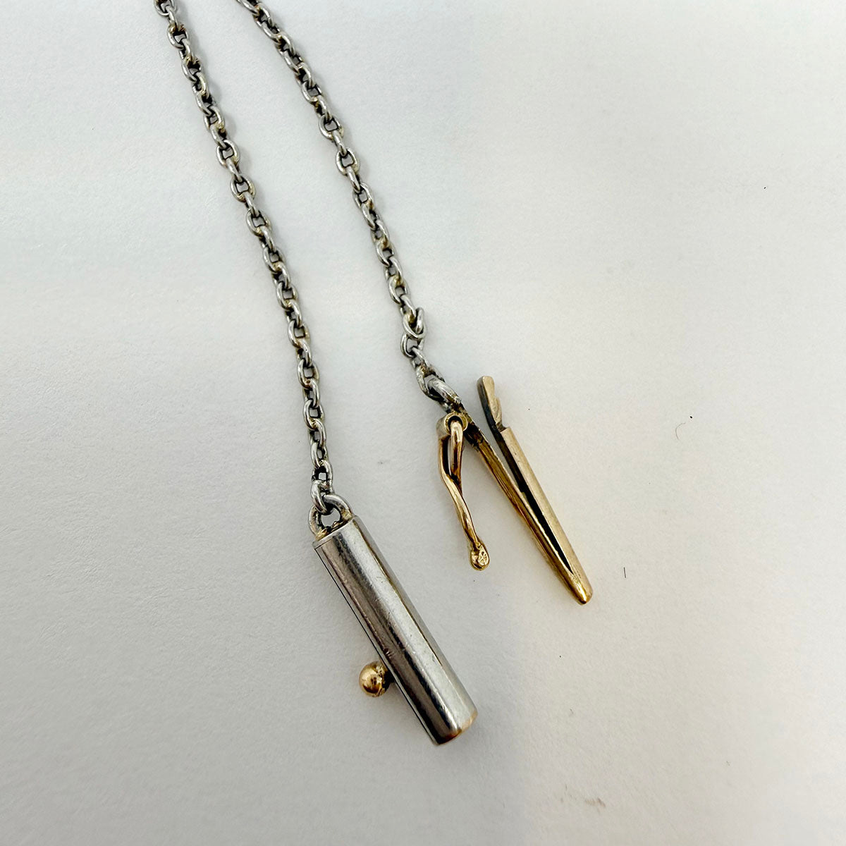 Vintage Art Deco Platinum Diamond Pendant Necklace