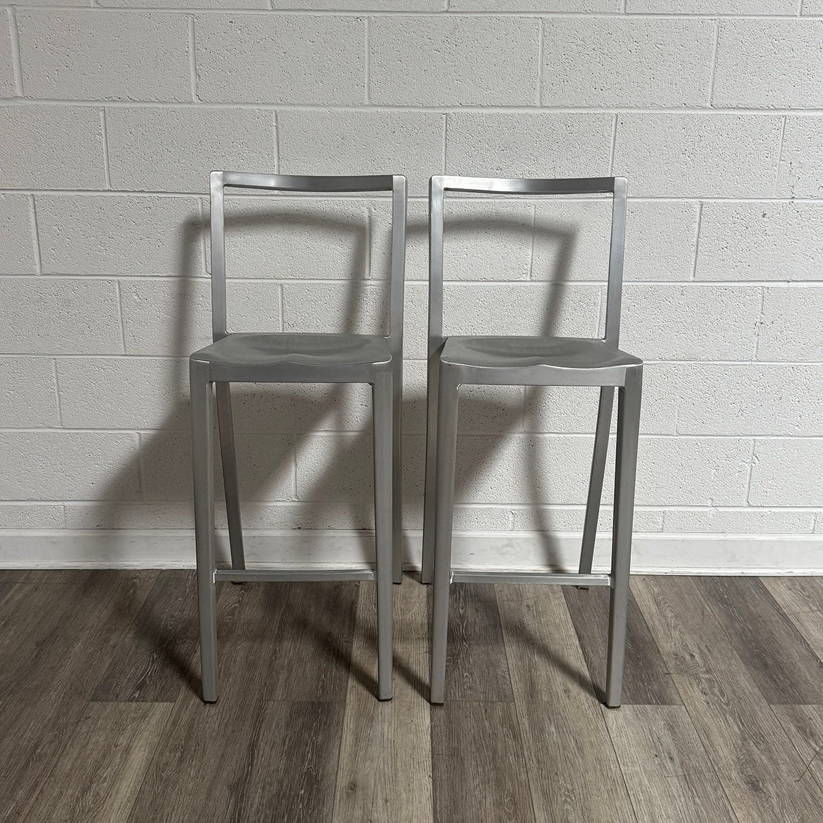 Pair of 2 Philippe Stark for Emeco  Bar Stools