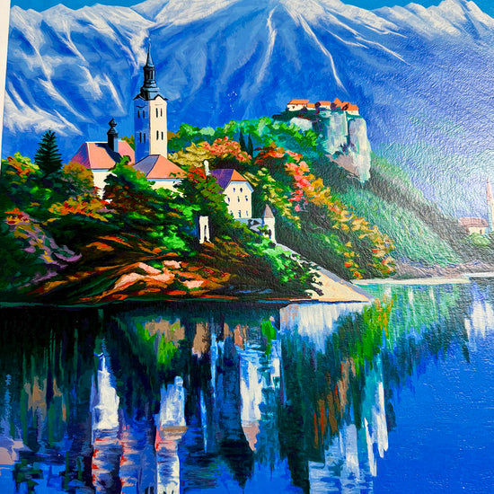 "Bavarian Village" Signed and Numbered 169/350