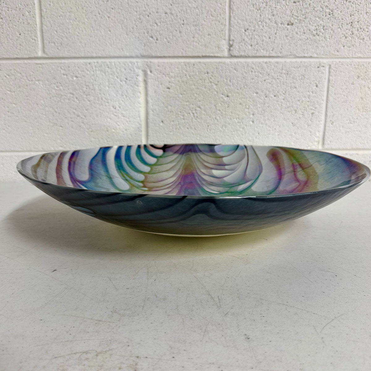 Decorative Glass Centerpiece Bowl