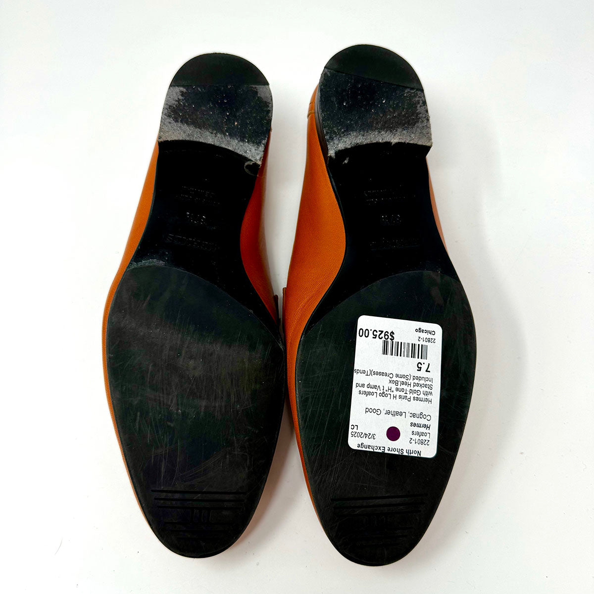 Hermes Paris H Logo Loafers