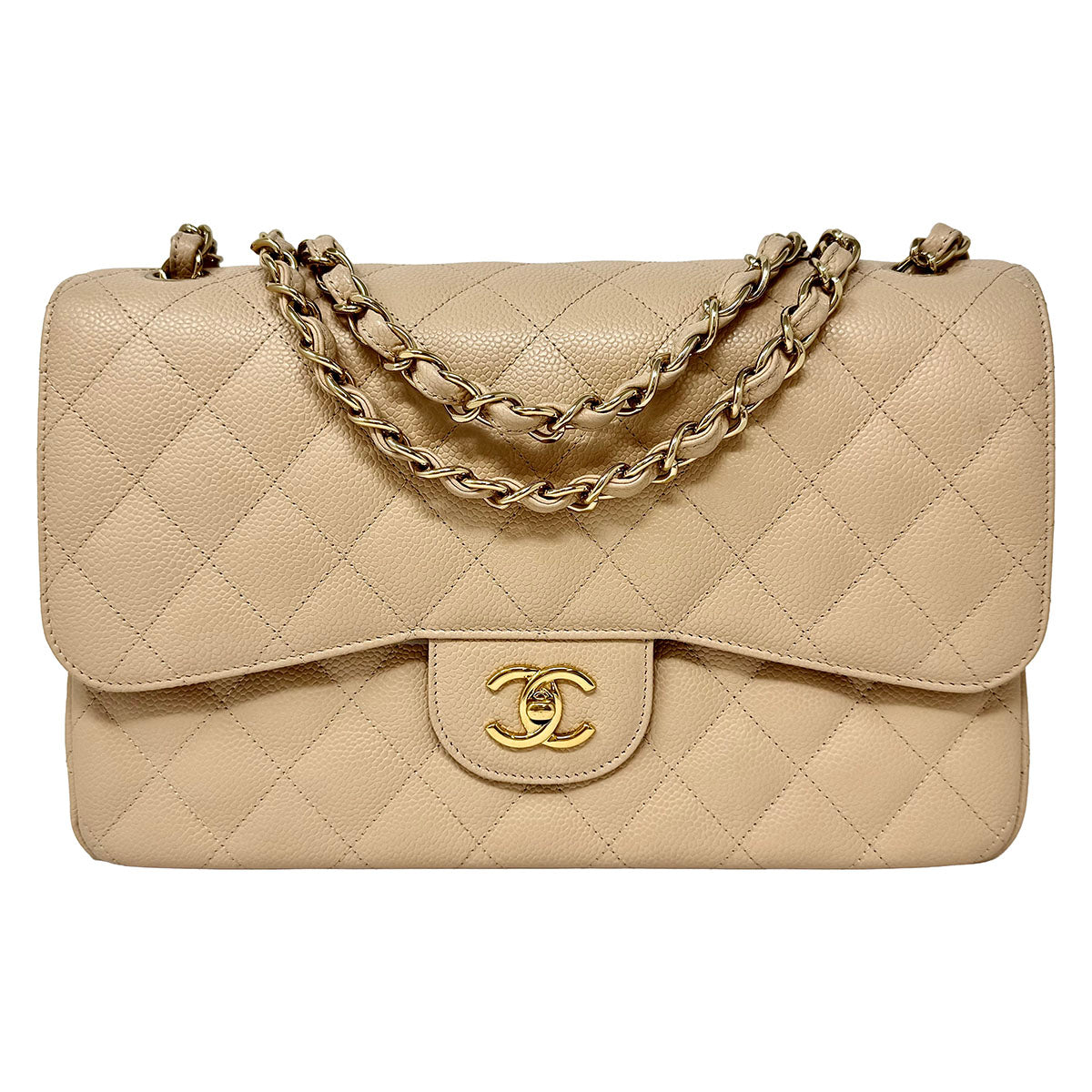 Chanel Jumbo Double Flap Shoulder Bag