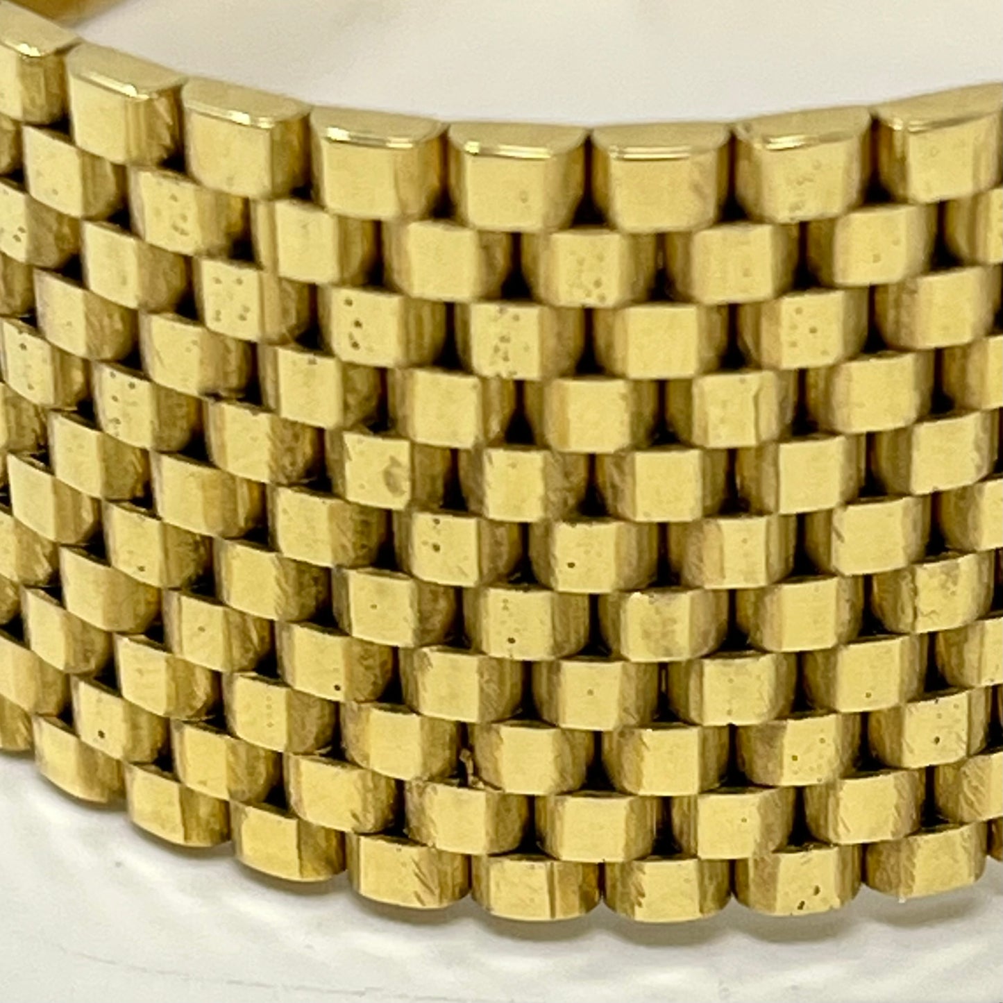 18K Gold Wide Bracelet