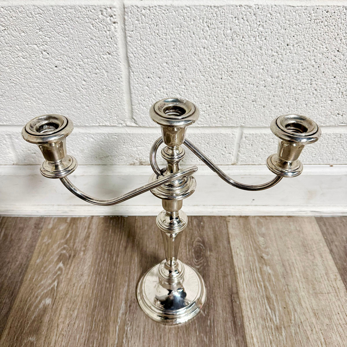 Pair of Frank Whiting Sterling Silver Convertible Candelabras