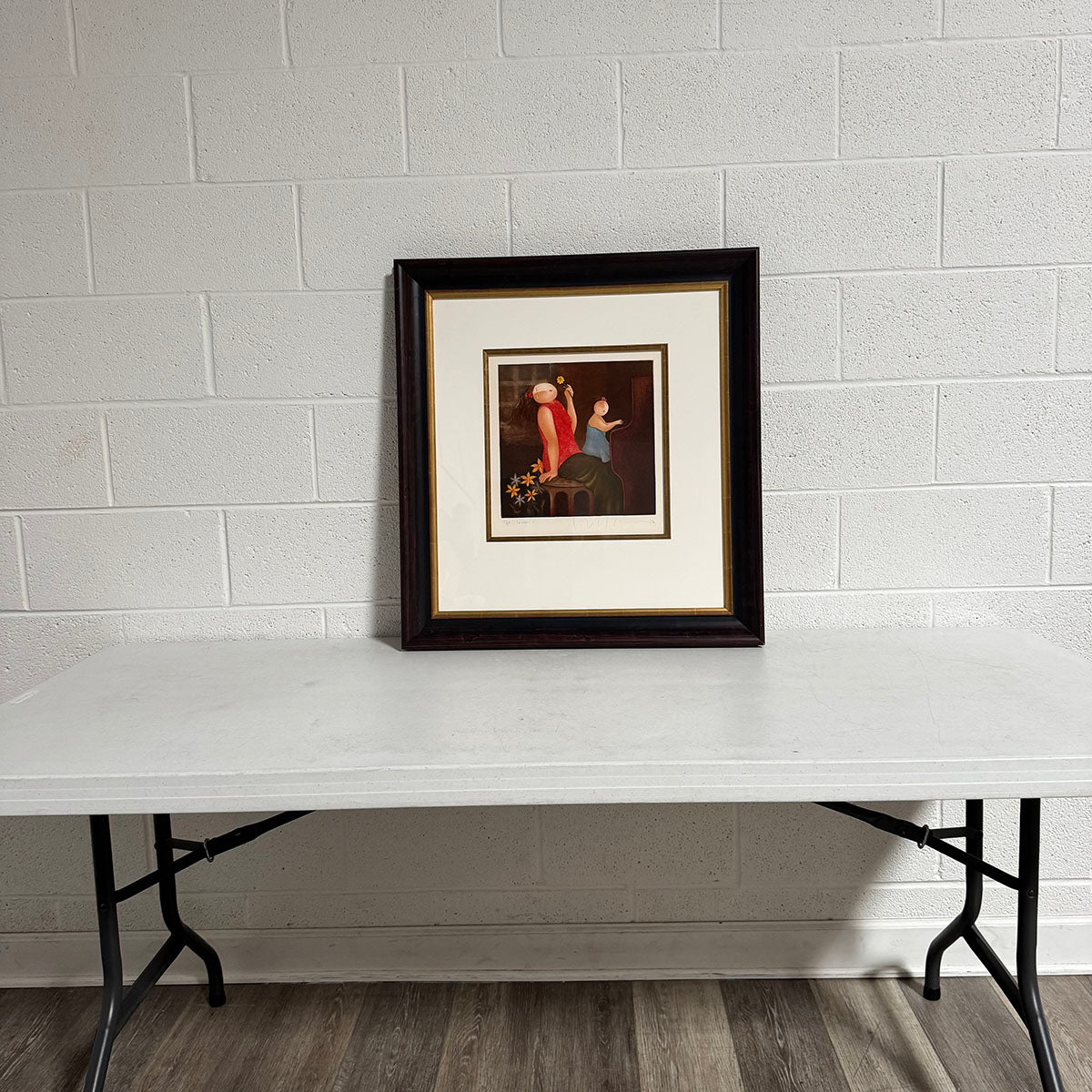 "Lesson III" Etching Aquatint S/P Signed