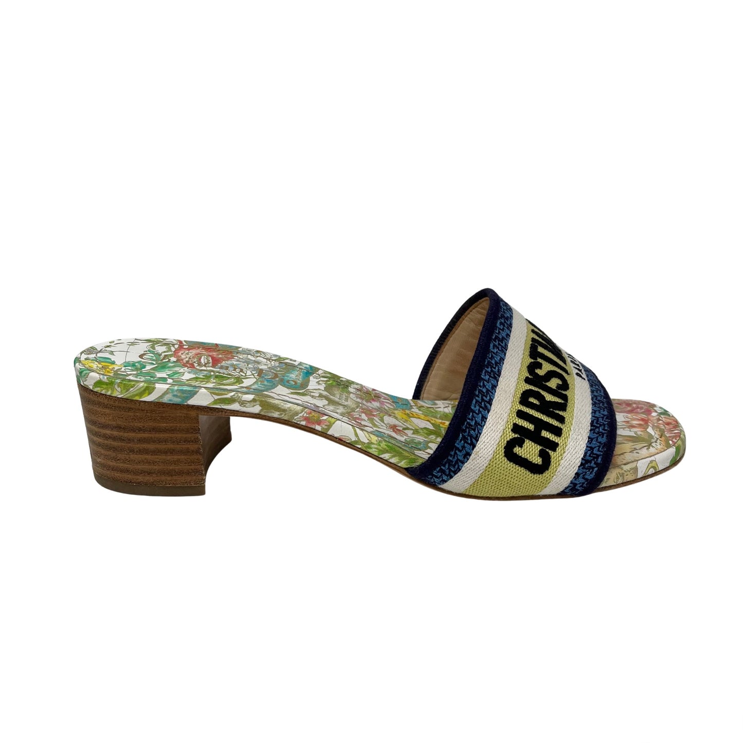Christian Dior Canvas Printed Sandals