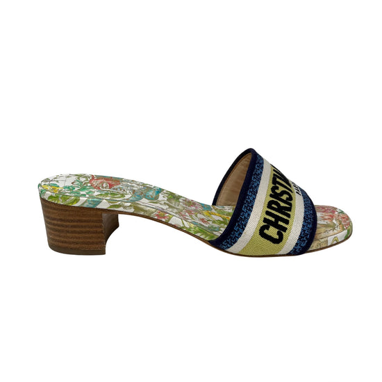 Christian Dior Canvas Printed Sandals