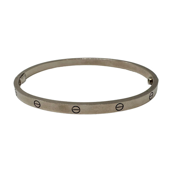 Cartier 18K White Gold "LOVE" Bracelet
