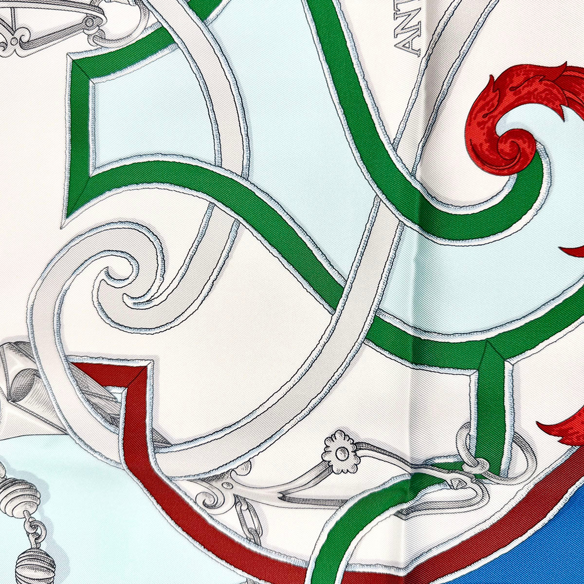 Hermes Patchwork "Plumets du Roy" Scarf
