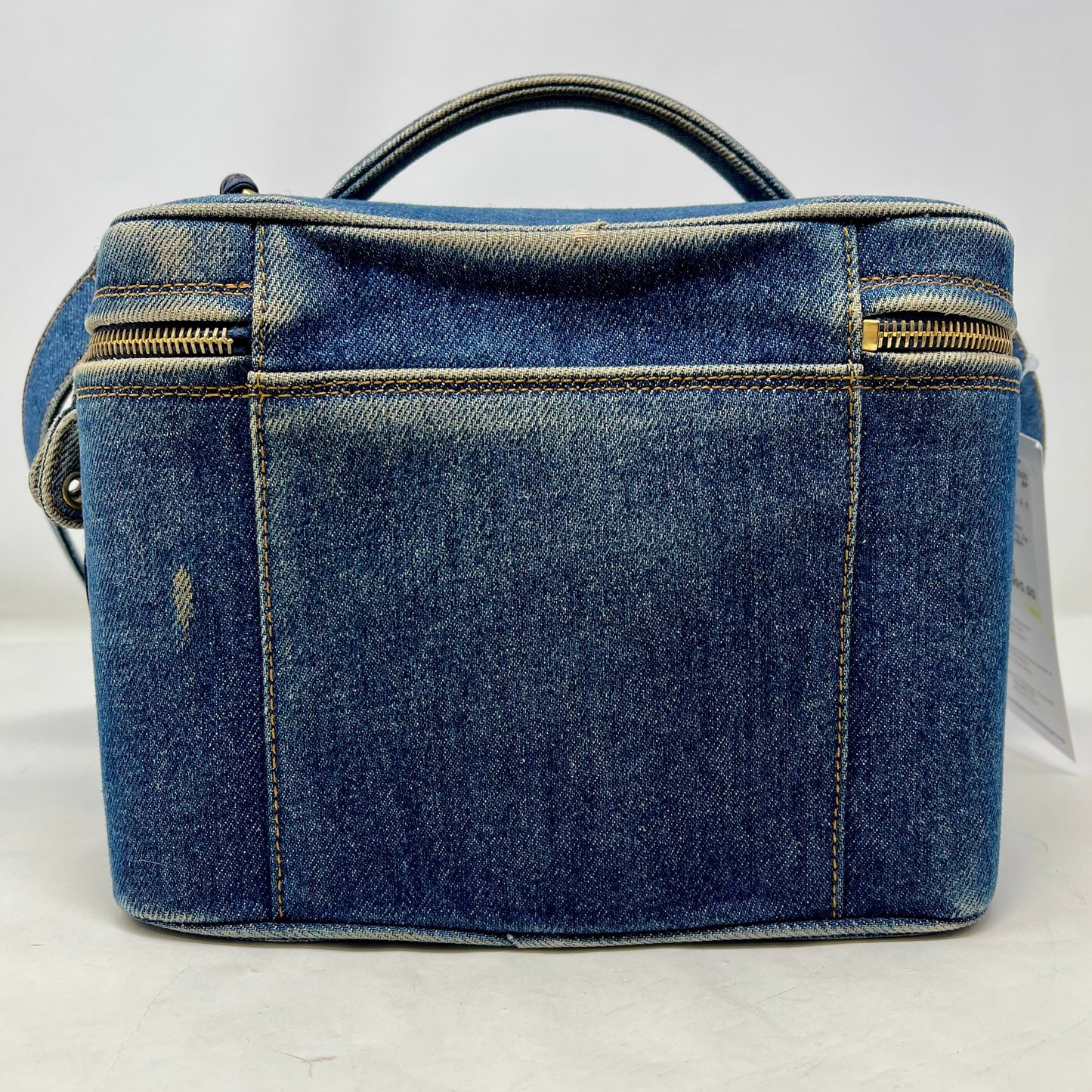 Chanel Vintage Denim CC Vanity Case