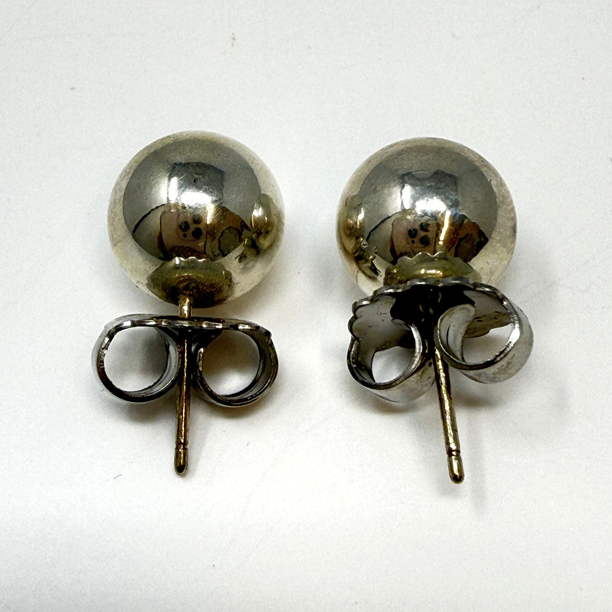 Tiffany & Co. Sterling Silver Ball Earrings