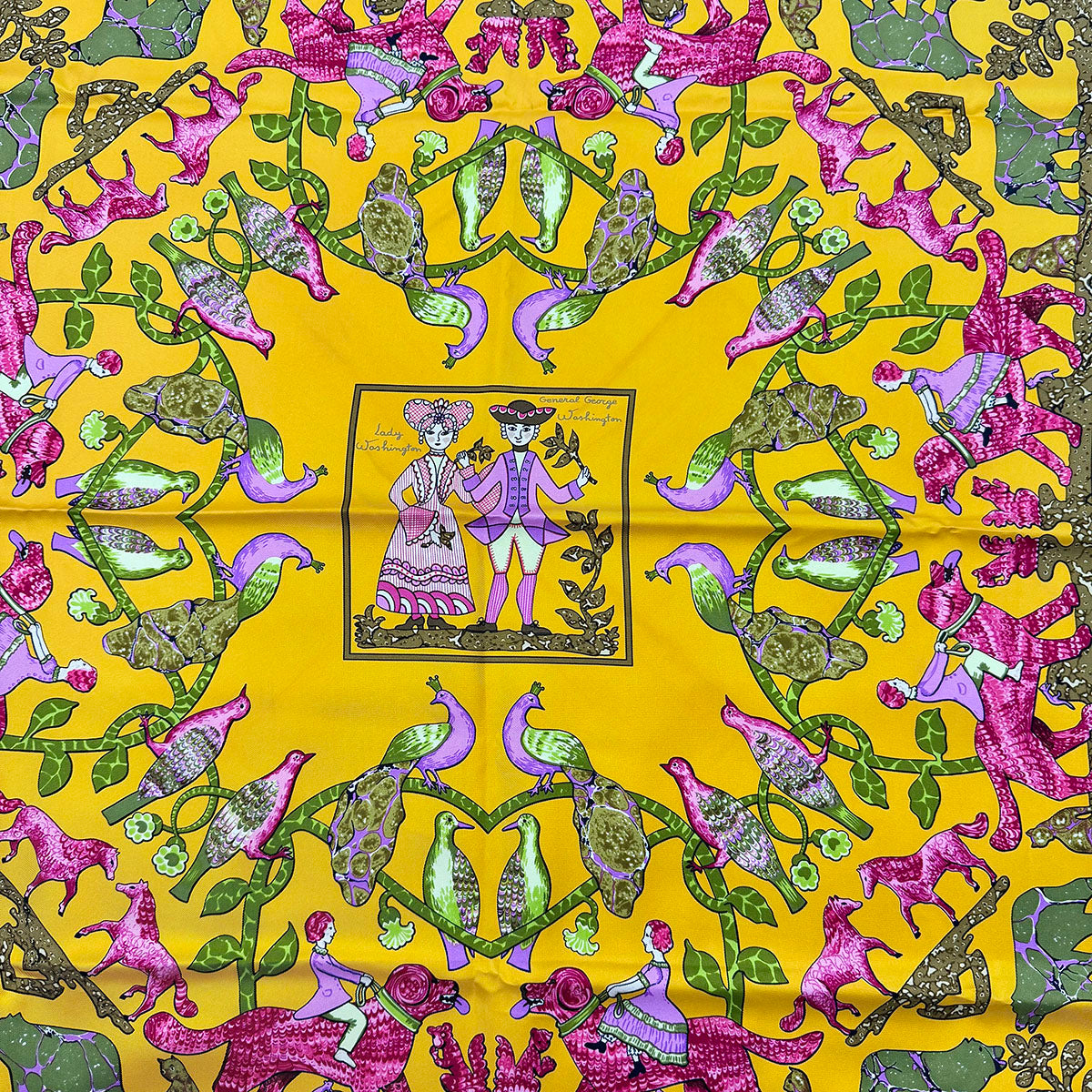 Hermes "Early America" Scarf