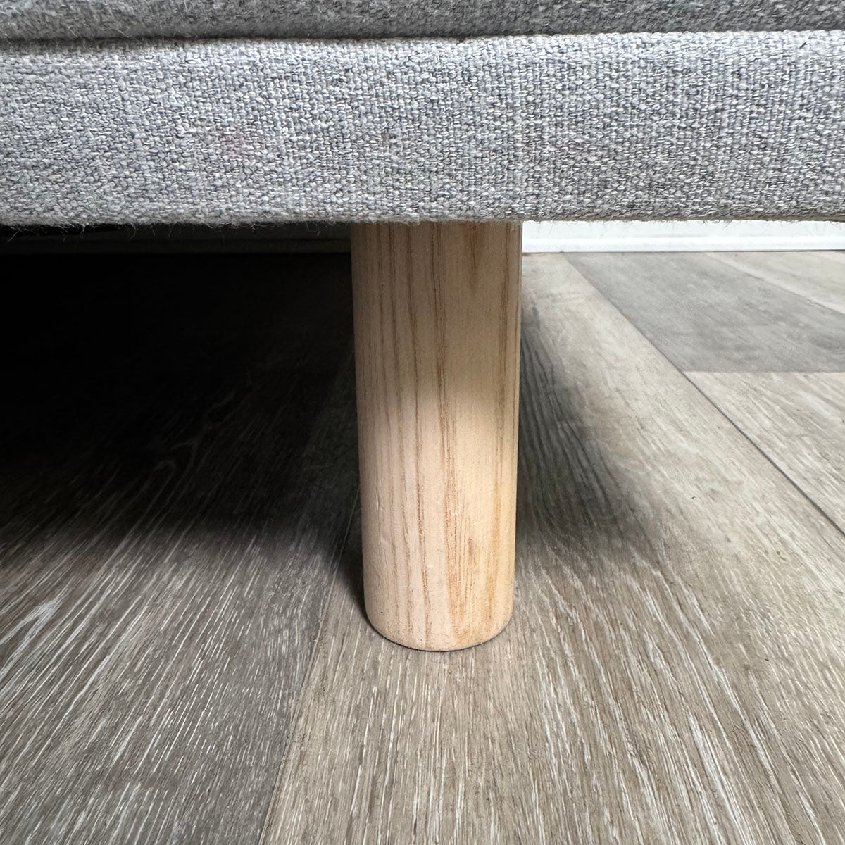 Danish 2 Seat Sofa With Open End