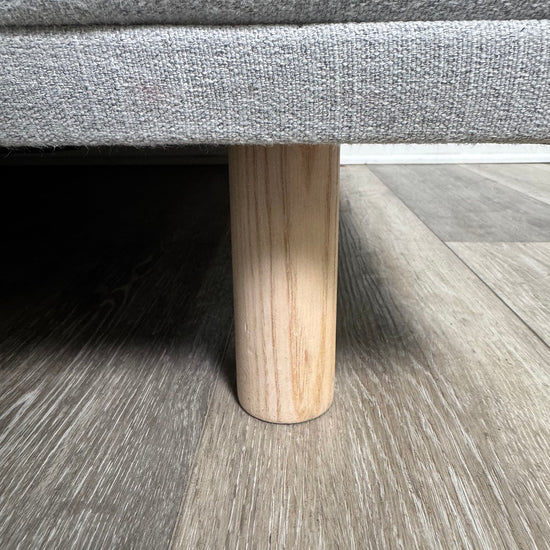 Danish 2 Seat Sofa With Open End
