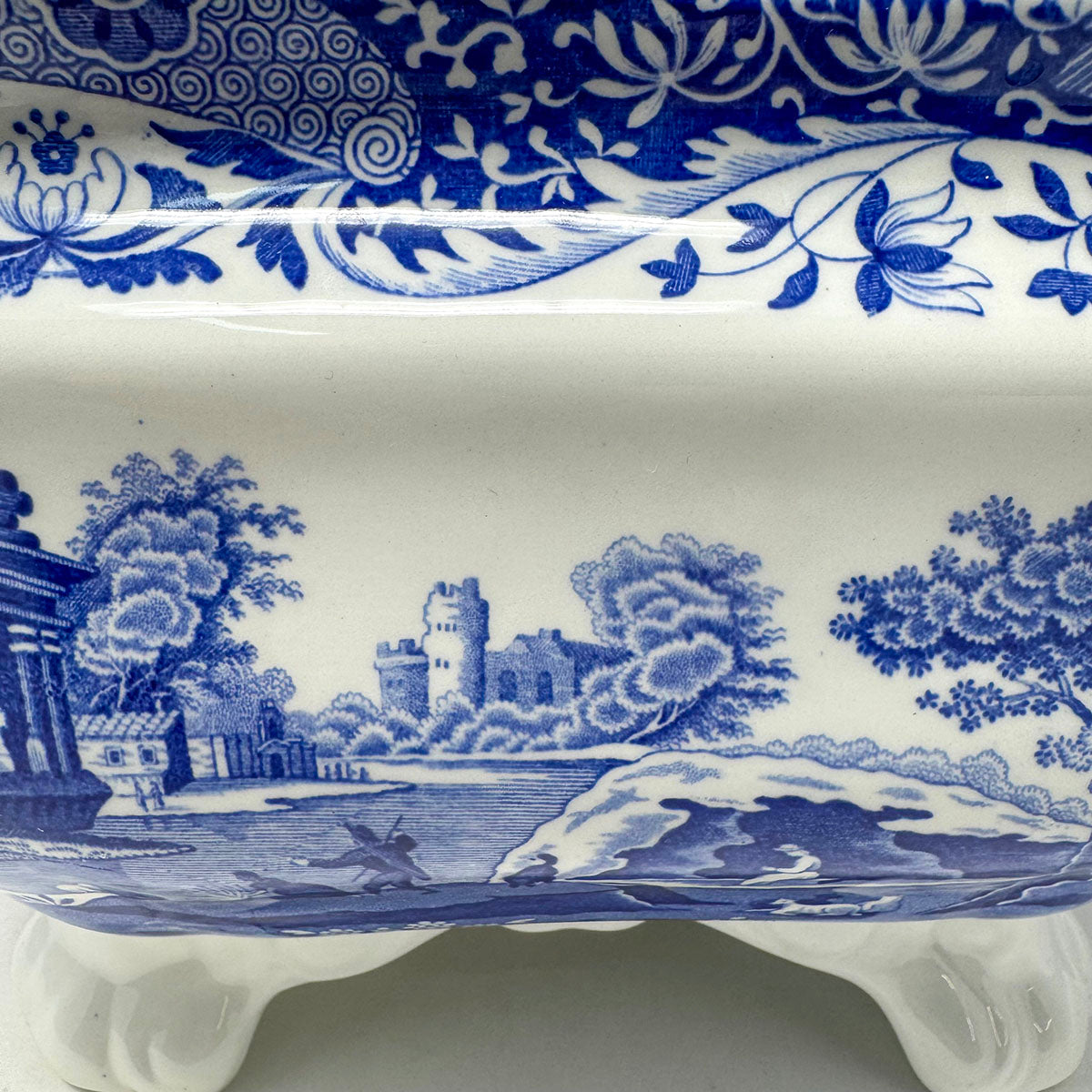 Transferware Tureen with Lid