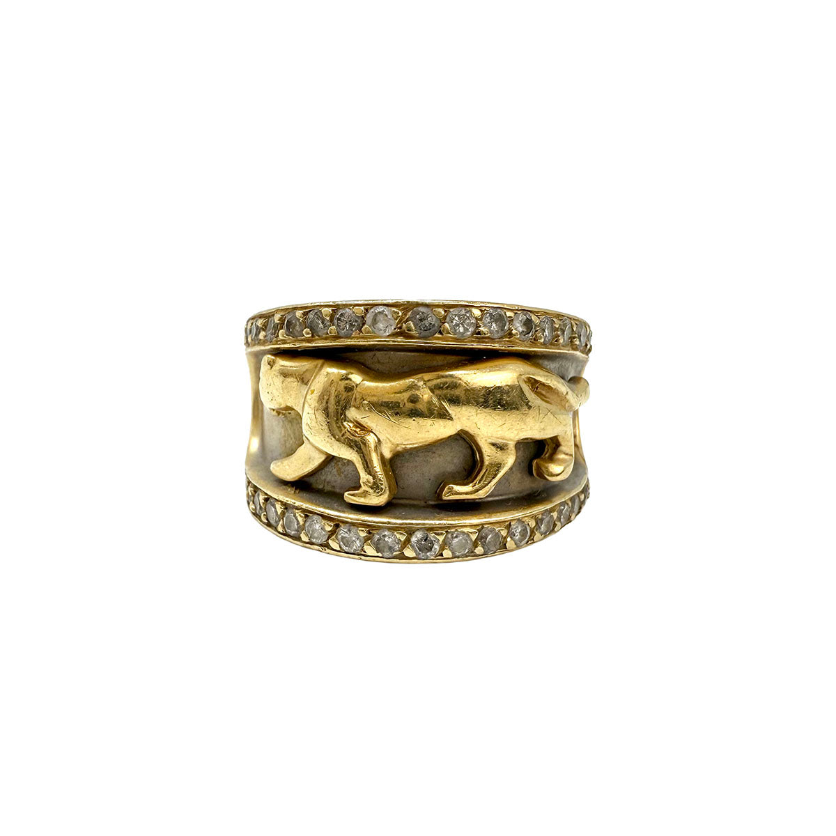14K Panther Ring