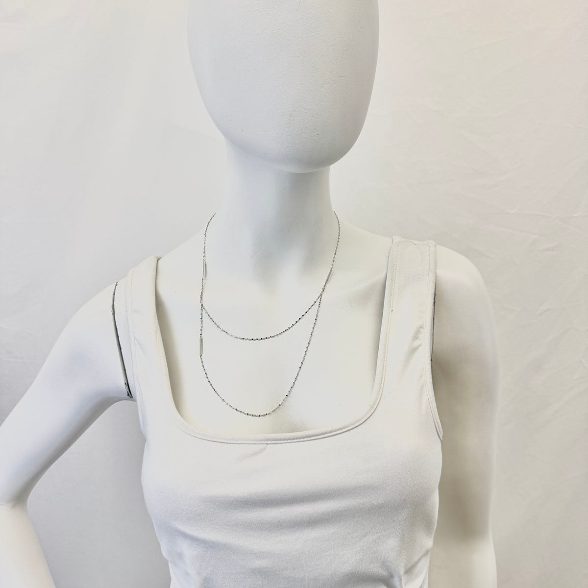 Lana 14K White Gold Layered Necklace