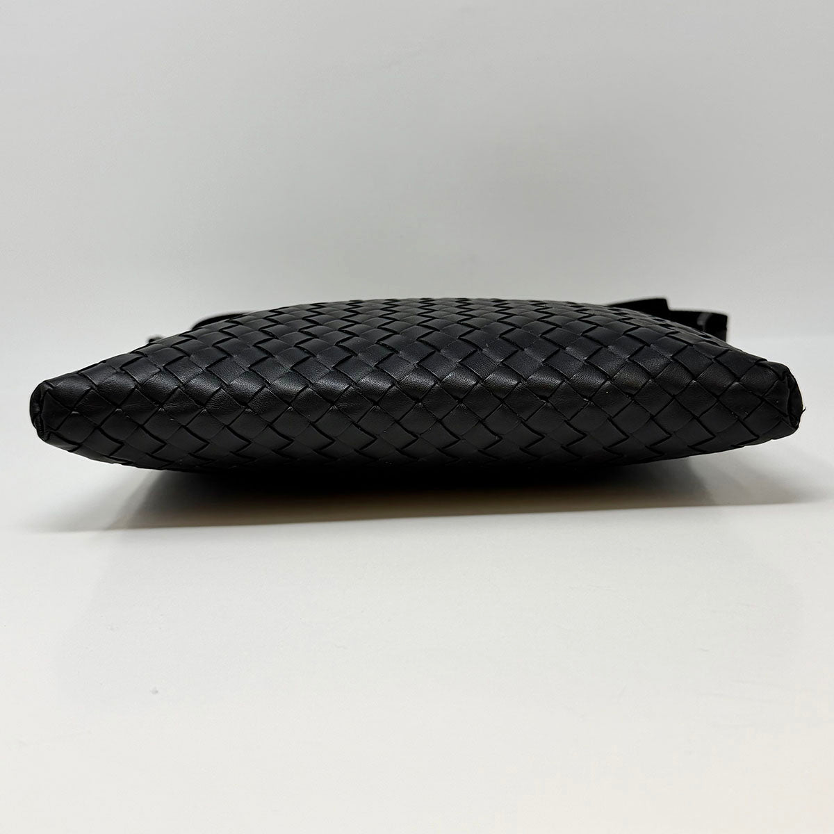 Bottega Veneta Intrecciato Flat Messenger Bag