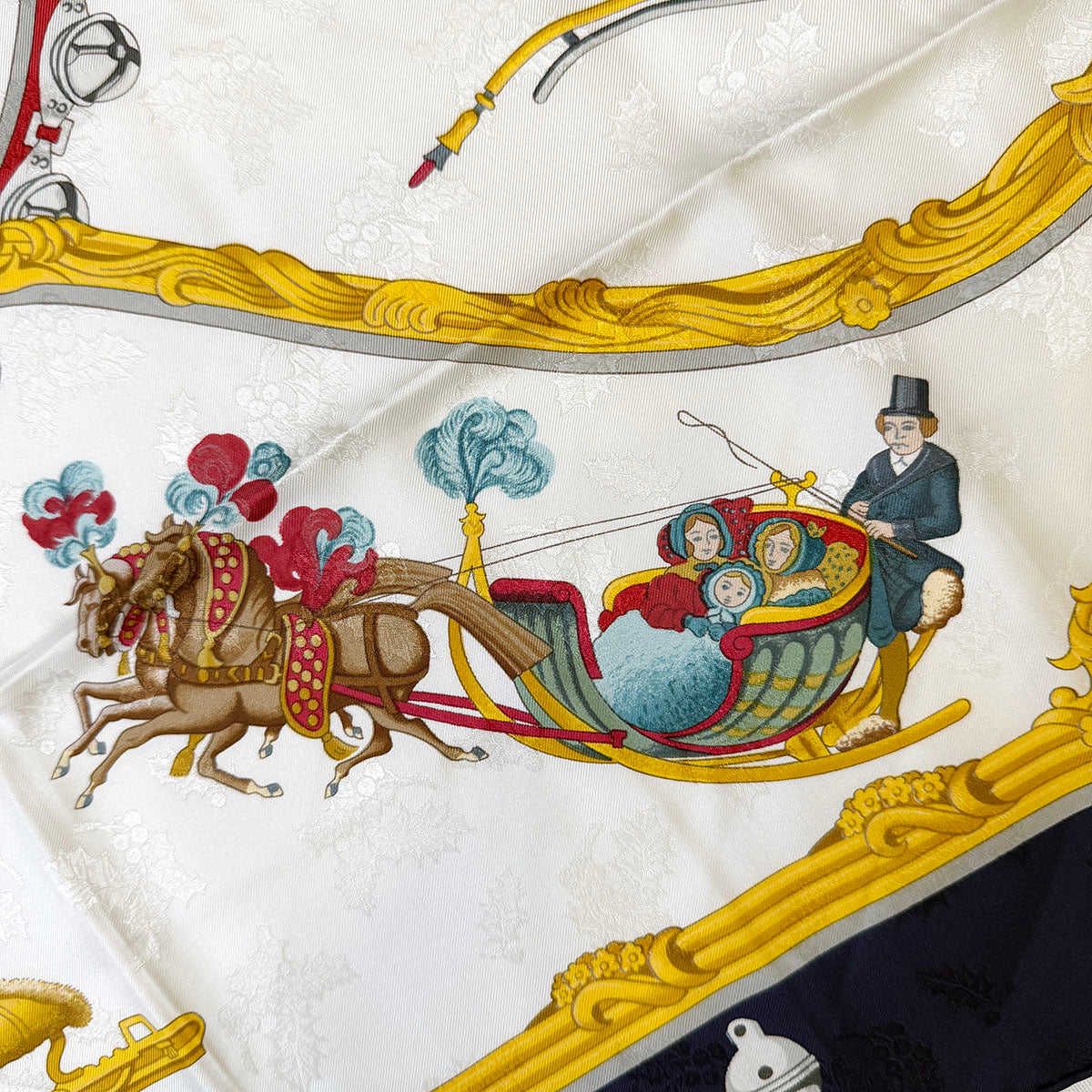 Hermes "Plumes et Grelots"  Scarf