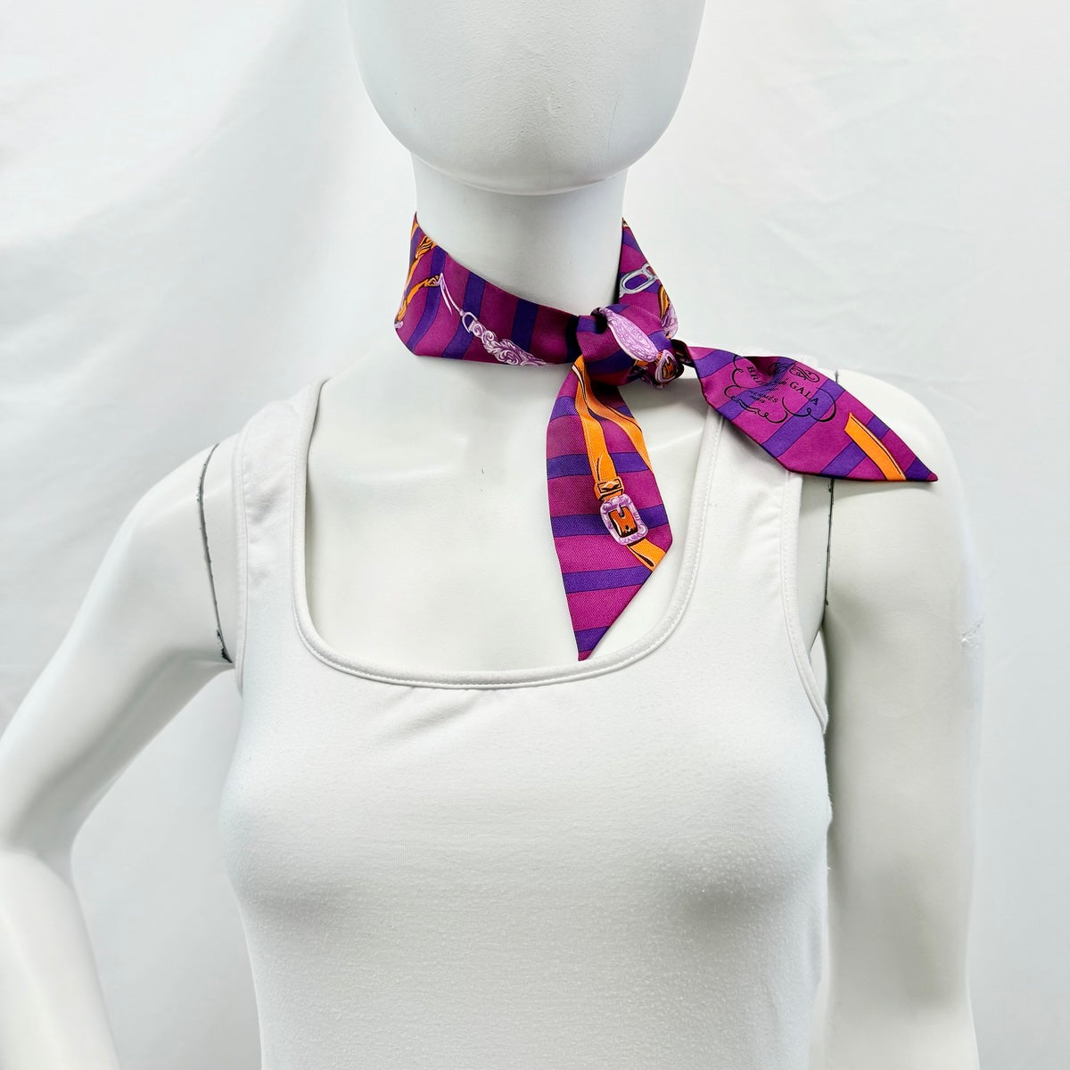Hermes "Brides de Gala" Twilly Scarf