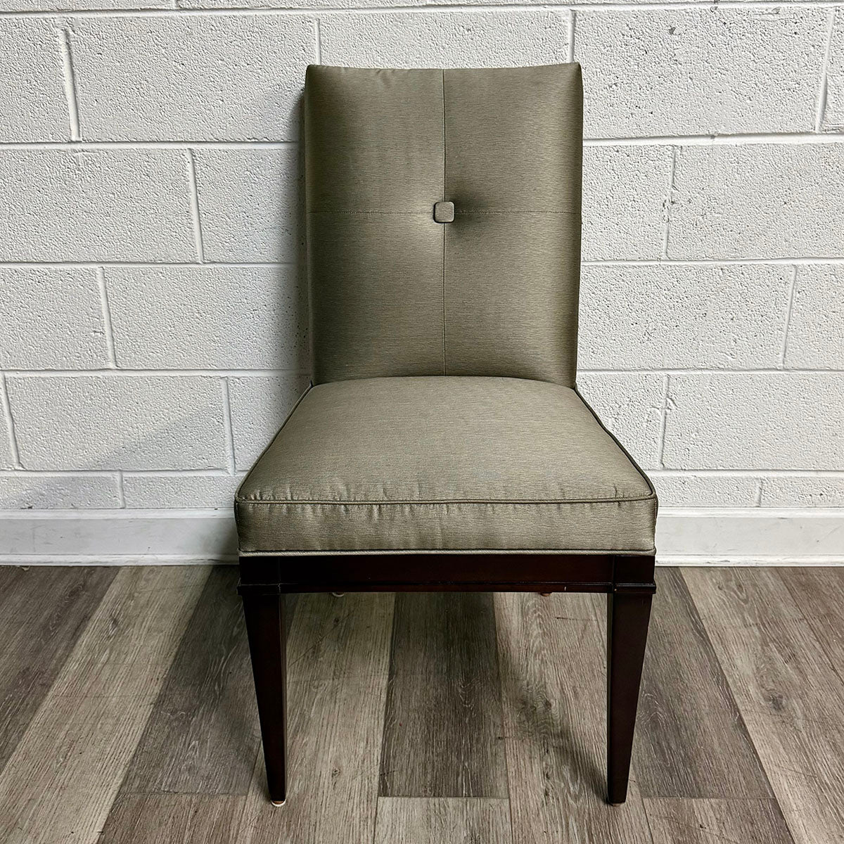 Set of 6 Interior Crafts Silk Upholstered Dining Chairs