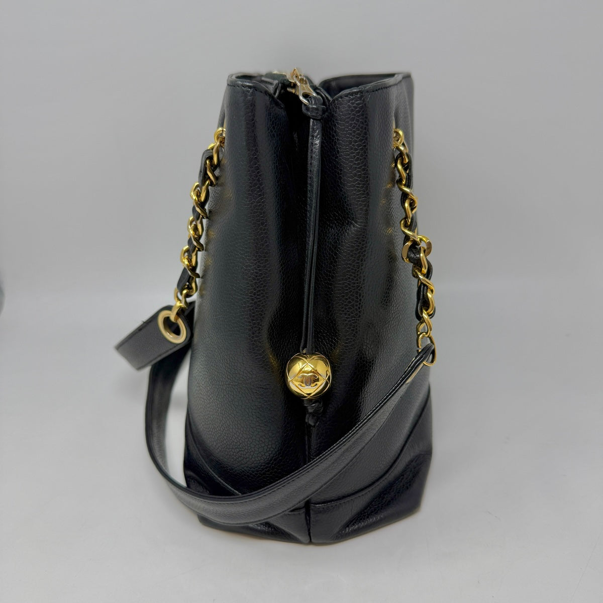 Chanel Vintage CC Shopping Tote