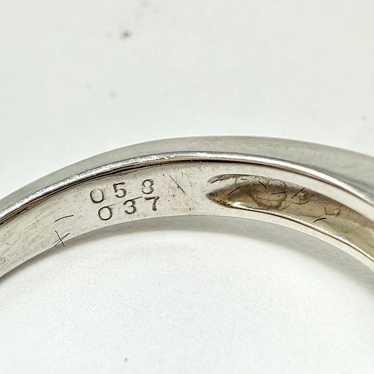 Platinum Sapphire and Diamond Ring